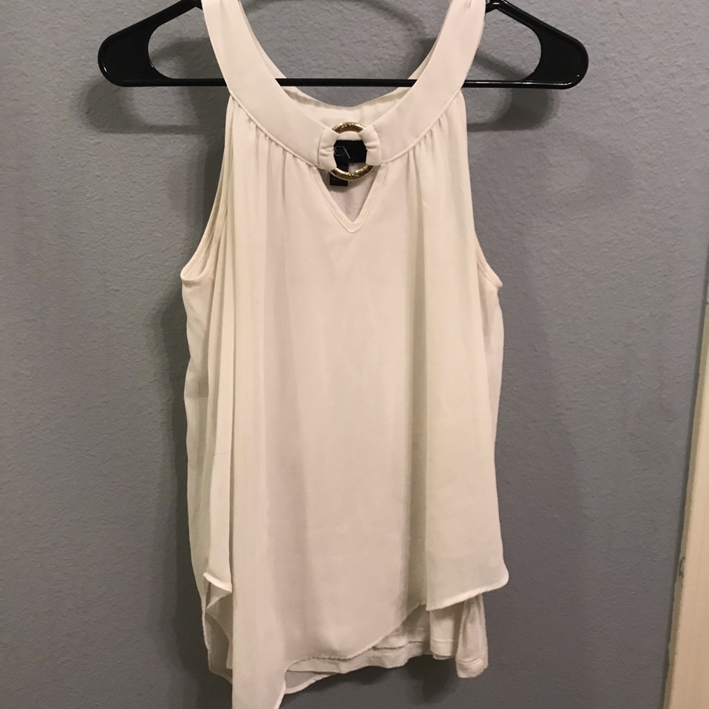 White dressy tank top